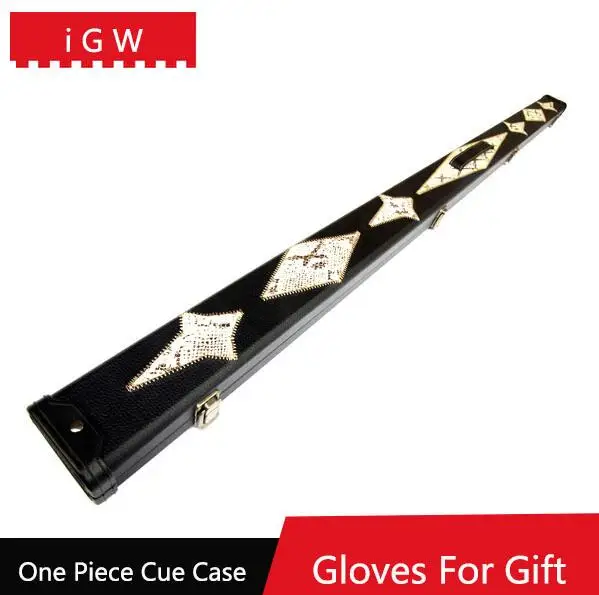 

iGW New Arrival PU Double Groove Billiard Accessories Can Hold Two Snooker Cues Straight Rod Box Billiard Accessories China 2019