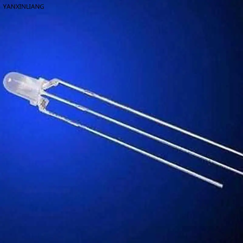 10pcs LED 3mm Round Diffused Red& Green two Color Common cathode LED Diode Light Emitting Diode