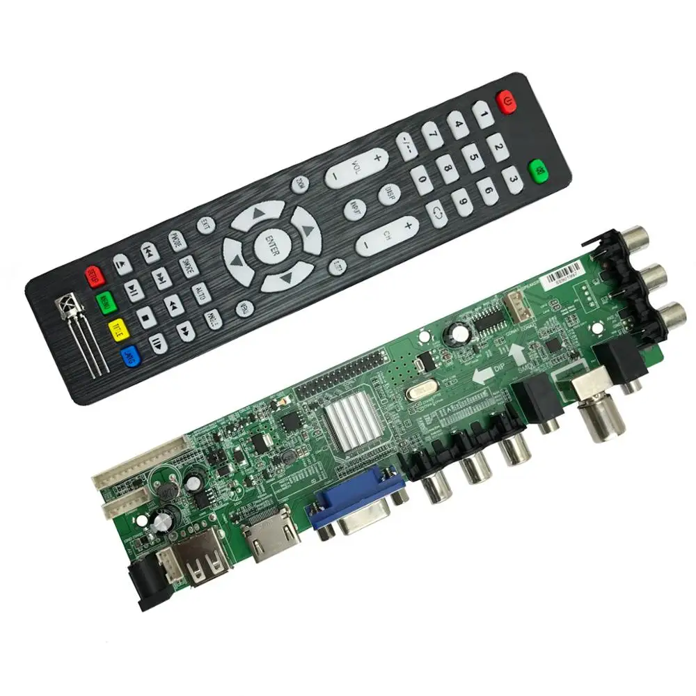 DS. D3663LUA. A81 DVB-T2 DVB-T DVB-C цифровой ТВ lcd/светодиодный драйвер платы 15-32 дюймов Универсальный ЖК ТВ контроллер драйвер платы 3663