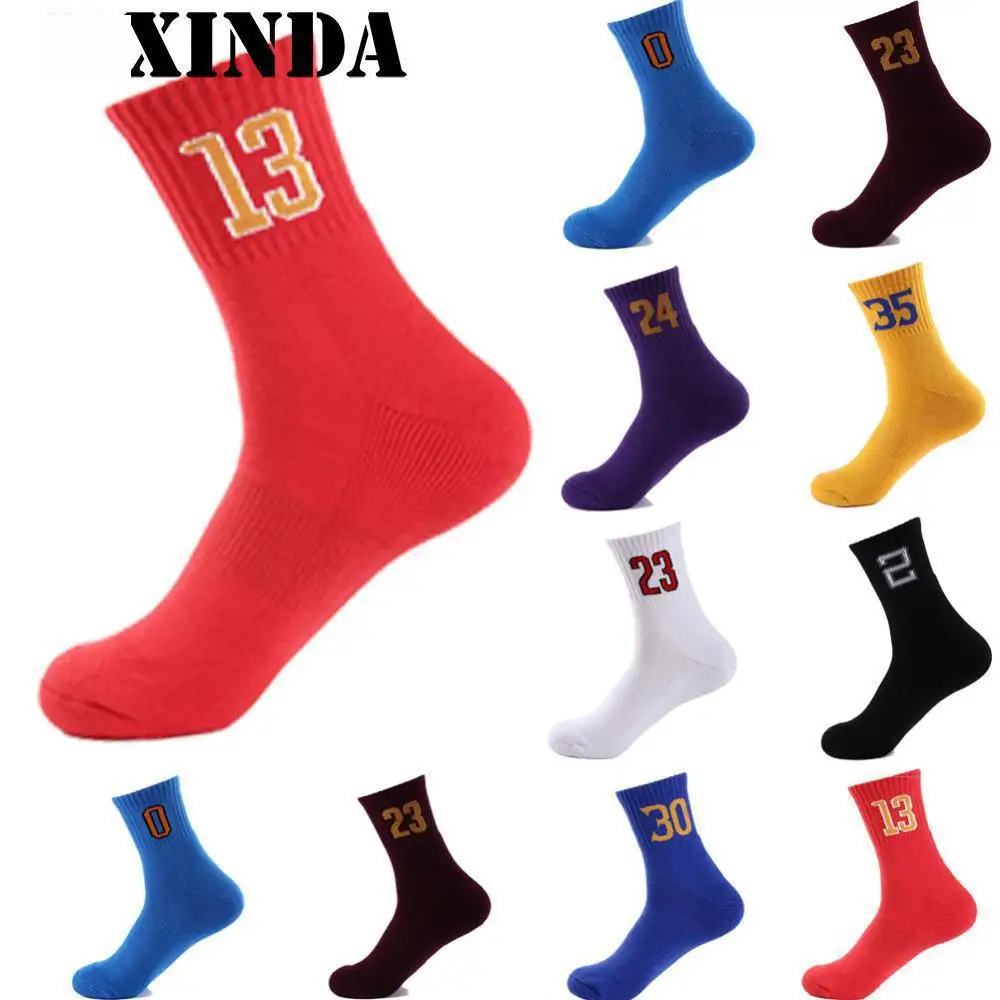 

High Quality Men's Red Basketball Team Socks Air permeability Thickening Socks Sweating Odor Proof Friction Proof Socks