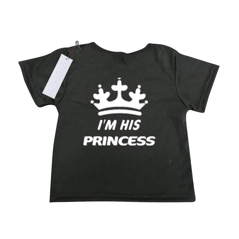 LILIGIRL/семейная футболка с короткими рукавами г. Новые повседневные хлопковые рубашки «Мама и я» топы с принтом короны и короля, подходящая одежда