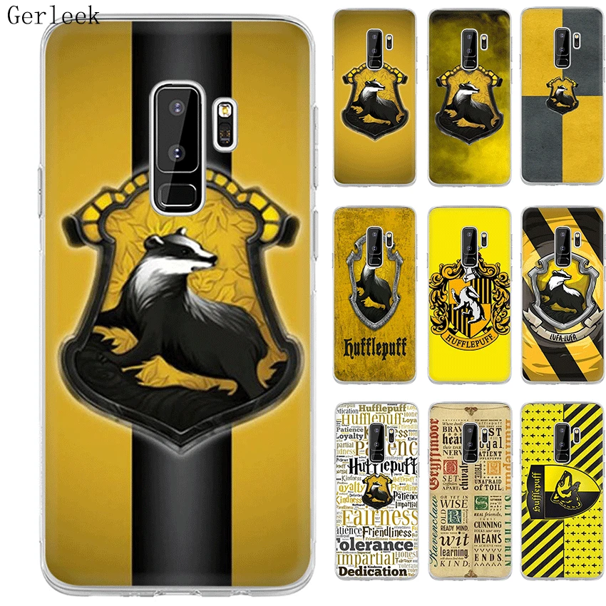 

Desxz Hogwarts hufflepuff Case for Samsung galaxy J1 J2 J3 J5 J7 J6 Prime Protection Cover