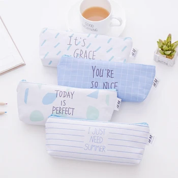 

10pcs/lot multifunction students gifts pencil case large capacity pen bag best reward wholesale