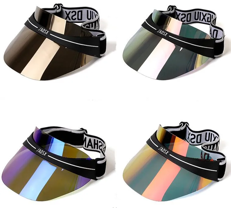 

2019 new color changing top hat women/men summer outdoor travel UV visor fashion colorful topless sun hat