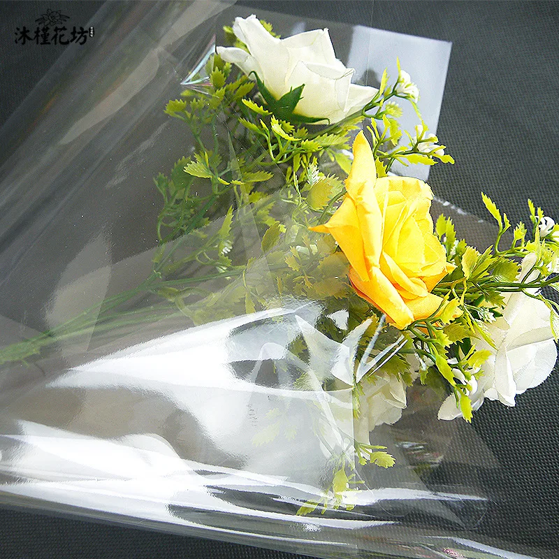 Cellophane Rolls Transparent For Flowers Metallized Film Gift Wrap Blow Molding