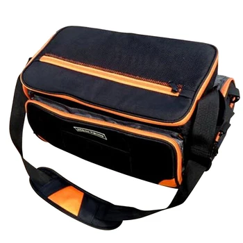 

Large Capacity Fishing Bag 45*27*24cm Bolsa Pesca Waterproof Lure Fishing Tackle Pack Winter Rod Lure Bags Outdoor Shoulder Bag