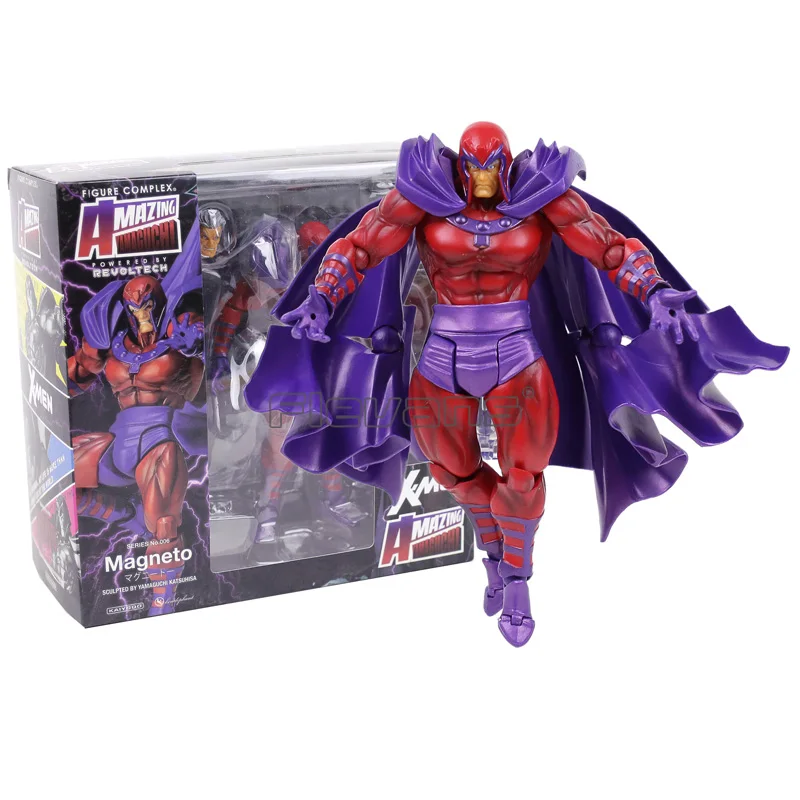 Revoltech серия NO.006 Магнето ПВХ фигурка Коллекционная модель игрушки|Игровые фигурки