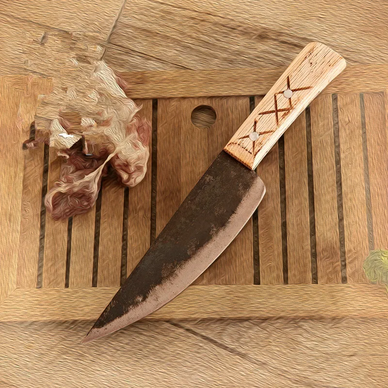 Free Shipping ZGX Handmade Kitchen Split Boning Knife Chef