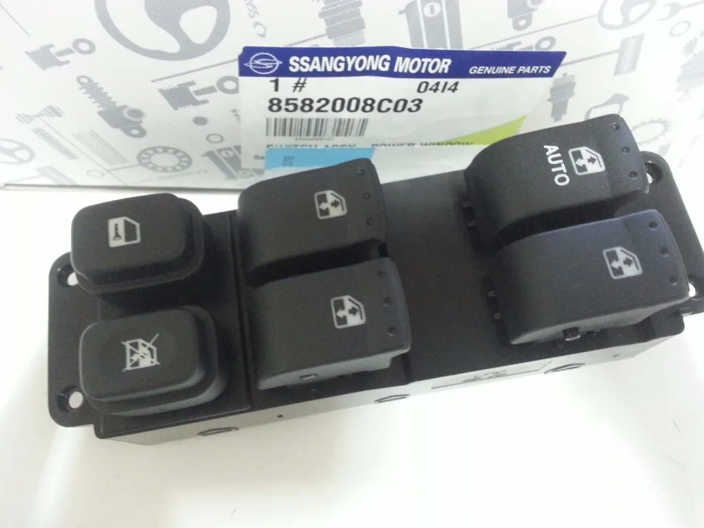 OEM Front Power Window Main Switch 8582008C03 16pin for Ssangyong Rexton 2009 OEM Front Power Window Main Switch 8582008C03 16pin for Ssangyong Rexton 2009
