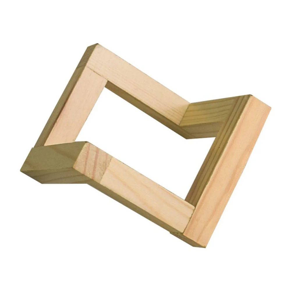 Полировка съемный гладкой твердой древесины лампы держатель для в форме полумесяца лампа мяч для выставочного стенда луна светильник в форме светильник фитинги