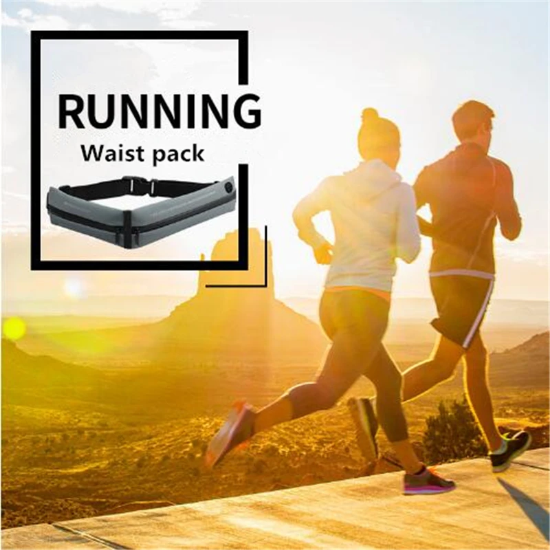 

Breathable Outdoor Waterproof Men Women Running Waist Bag Fitness Pack Mobile Phone Holder Jogging Sports Running Belt Water Bag