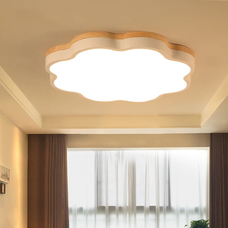 Modern wooden ceiling lamps living room ceiling lights children's bedroom Ceiling lighting LED nordic illumination fixtures Modern wooden ceiling lamps living room ceiling lights children's bedroom Ceiling lighting LED nordic illumination fixtures