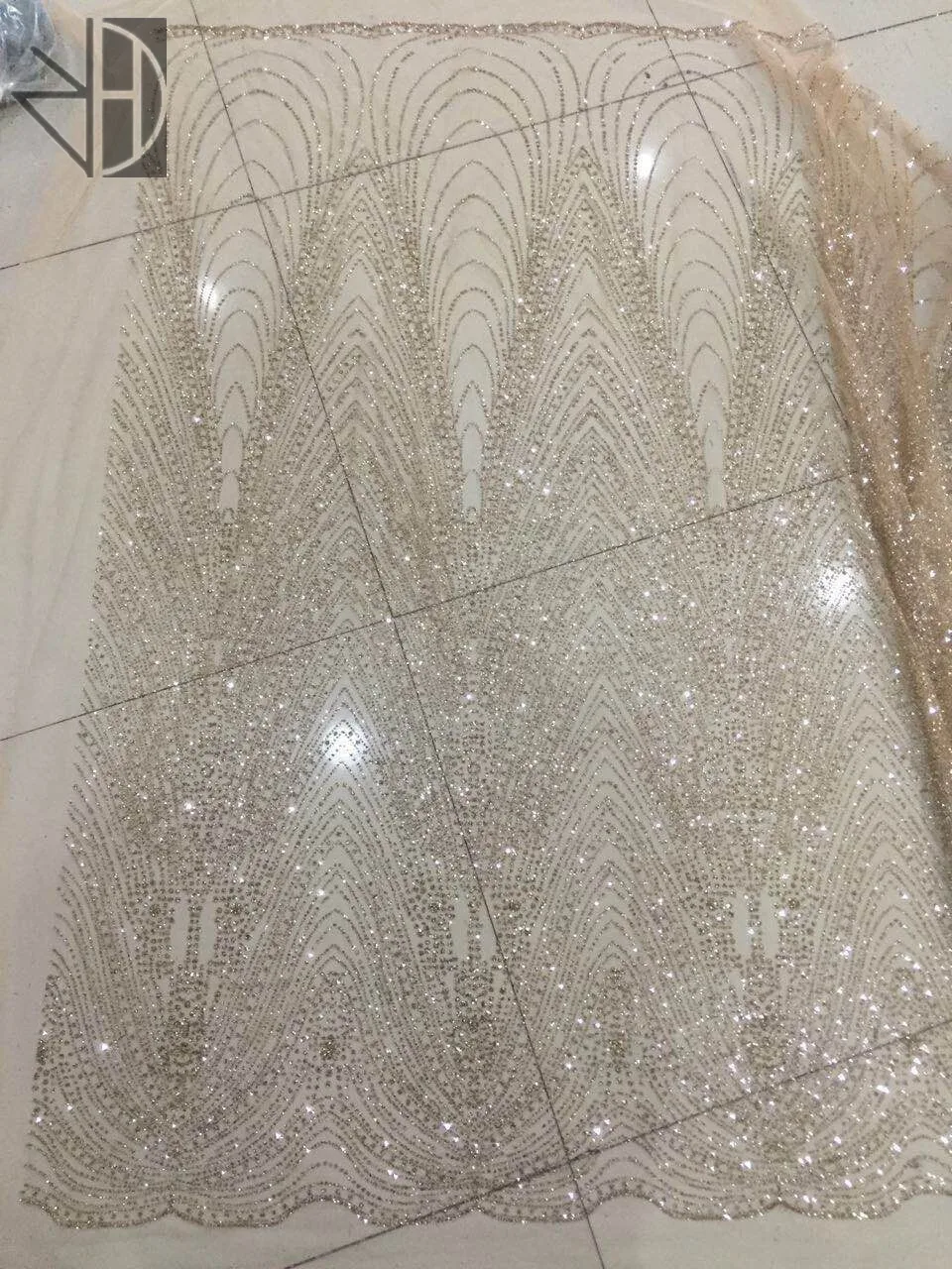 

Золотой Тюль блестящая кружевная ткань для свадебного платья S-11251 сетка с блестками кружевная ткань