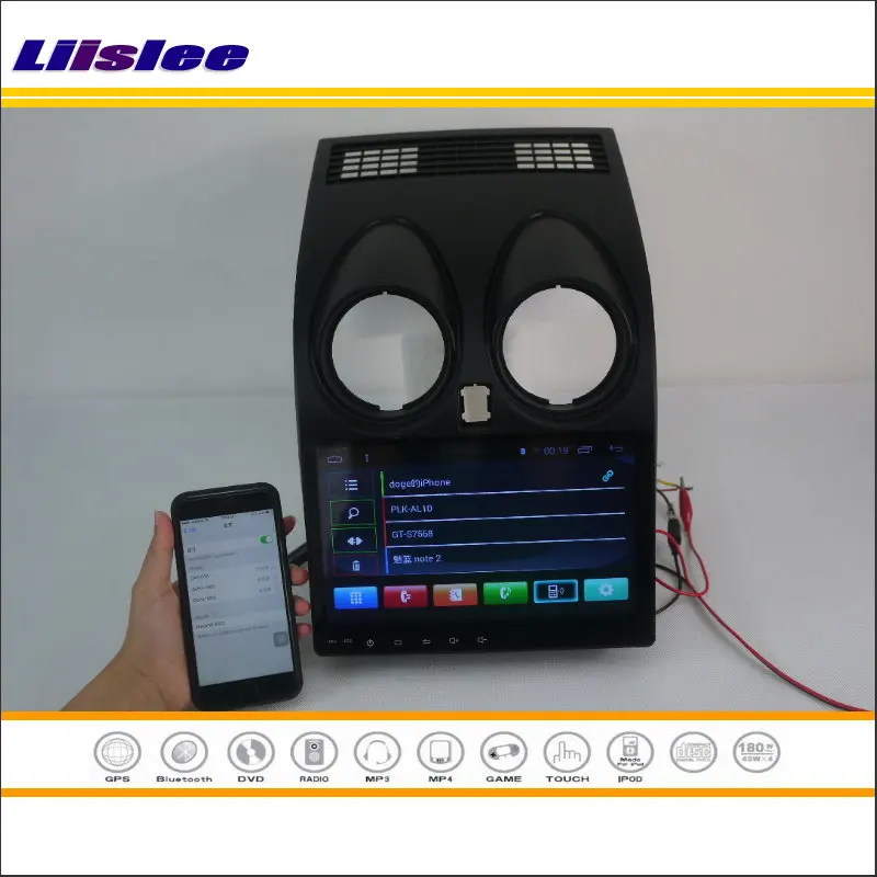 Liislee Android gps навигационная система для Nissan Qashqai J10/Dualis 2006~ 2013 радио, аудио и видео мультимедиа(без DVD плеера