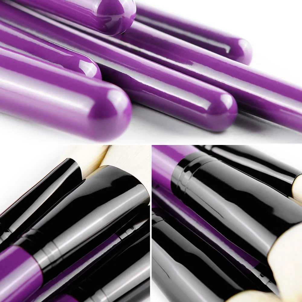 New Professional 24pcs Makeup Brush Set Make-up Toiletry Kit Wool Brand Make Up Brush Set Beauty Tools + Leather Case maquiagem (13)