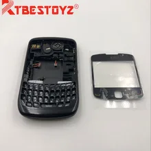 RTBESTOYZ белый и черный полный корпус для Blackberry Curve 8520 Полный чехол Замена