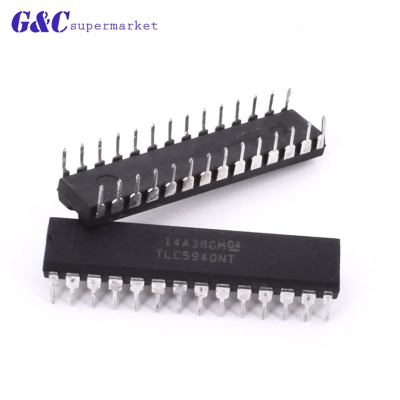 1 шт. IC светодиодный pwm драйвер управления 28 DIP TLC5940NT TLC5940 новый в