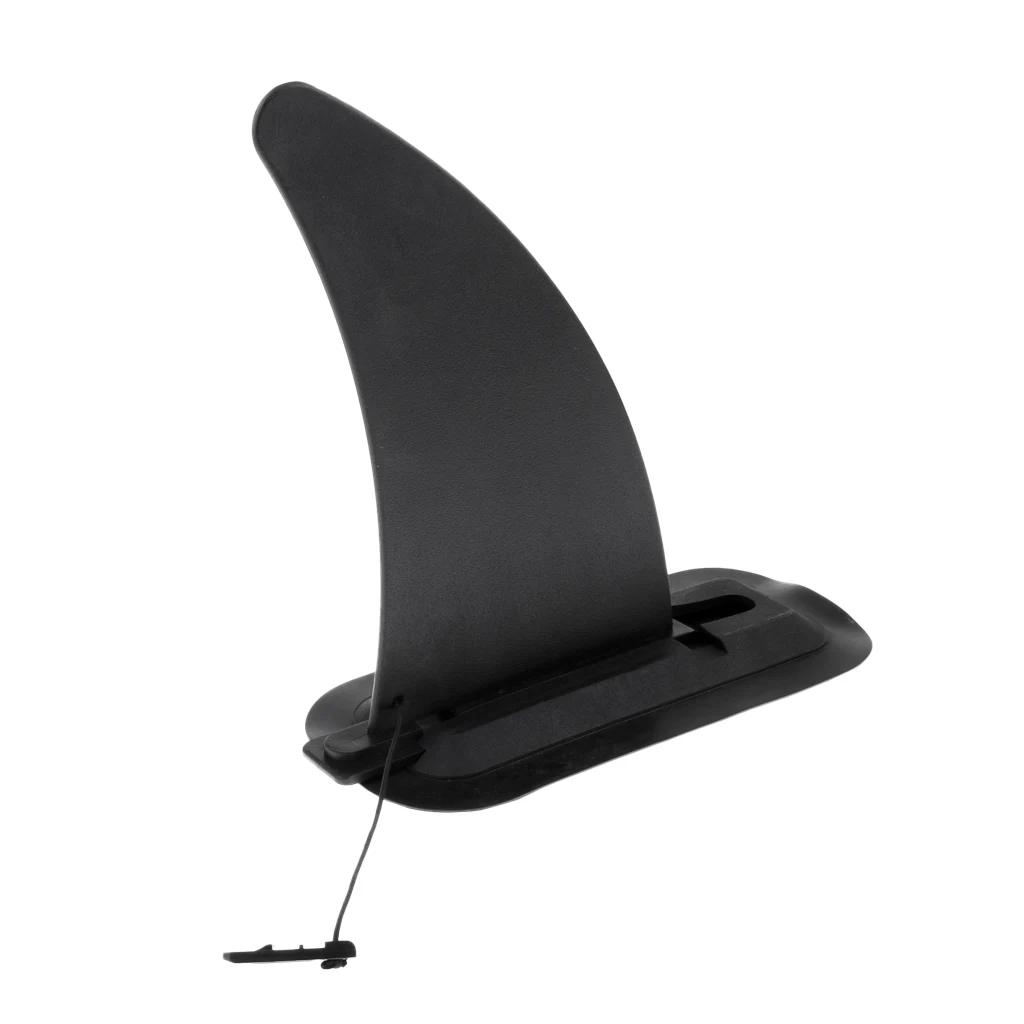 PP Kayak Skeg Tracking Fin Kayak Fin Mounting Points Replacement Rowing Boats Watershed Board Canoe Boat Black