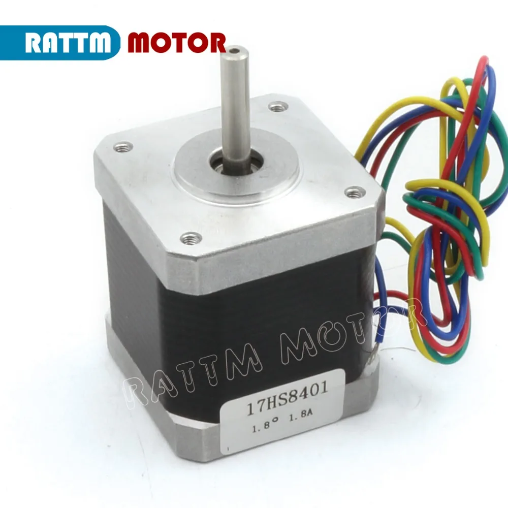 RU/мкА/EU корабль 5 шт 3D принтер аксессуары Nema 17 шаговый двигатель 17HS8401 двухфазный
