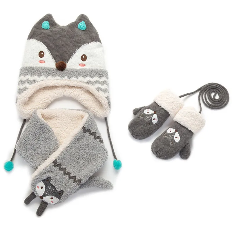 toddler hat scarf glove set