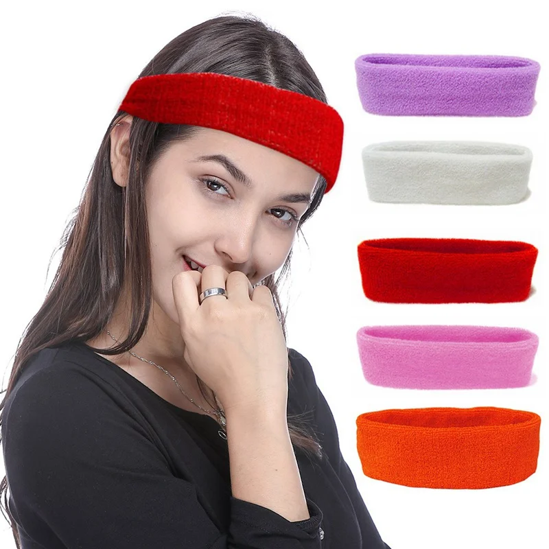 Headwear Headband Grassland Plain Head Scarf Wrap Sweatband Sport Headscarves For Men Women