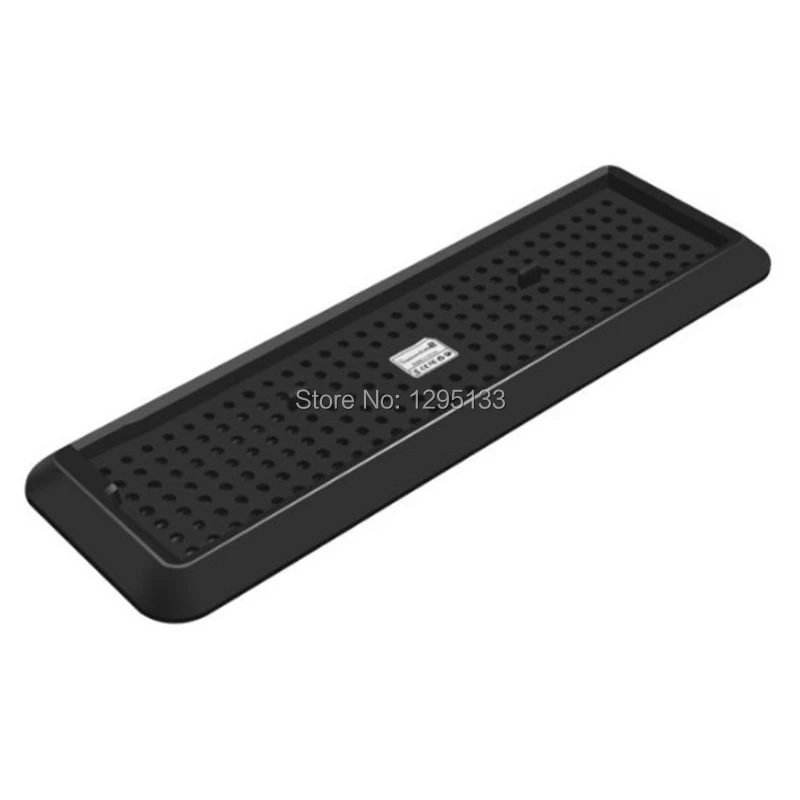 2 in 1 Vertical Stand Base with Cooling Fan for Xbox One X Console Holder andTemperature Control