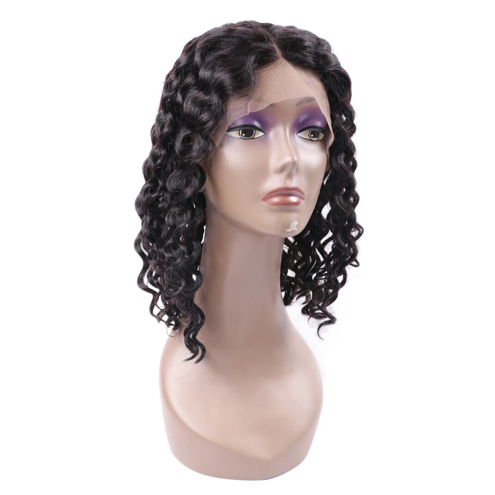 Abijale Water Wave Wig Glueless Lace Front Pre Plucked Brazilian Wavy