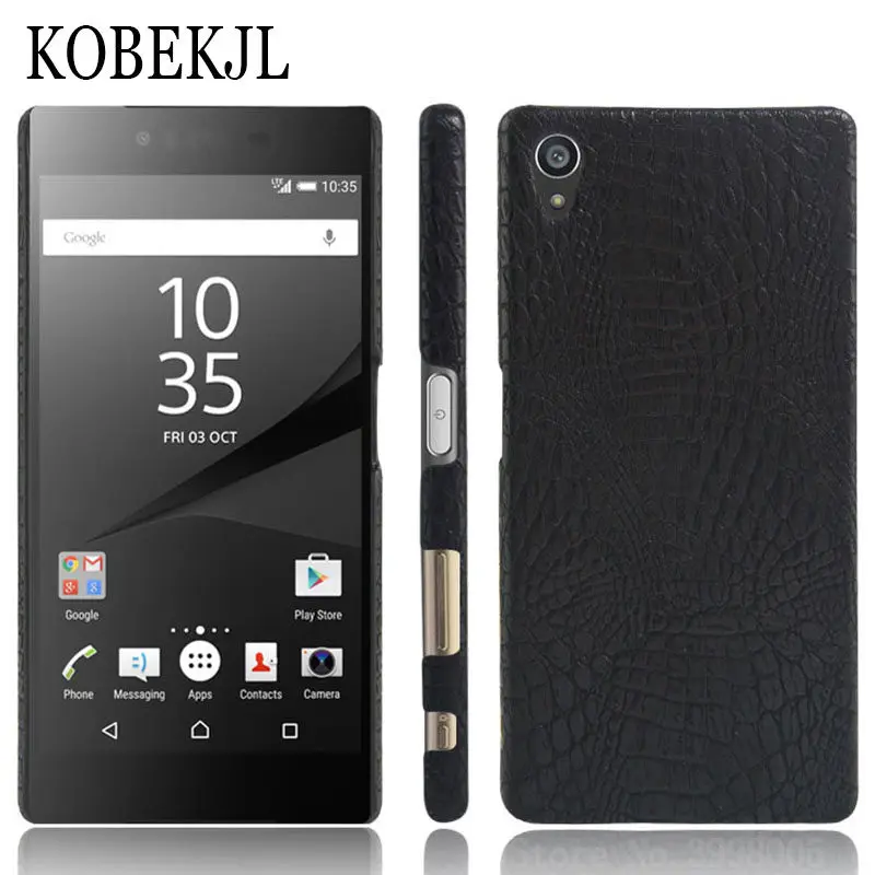 

Case For Sony Xperia Z5 Premium Cover Plastic Crocodile PU Leather Phone Case For Sony Xperia Z5 Premium E6833 E6853 E6883 Coque