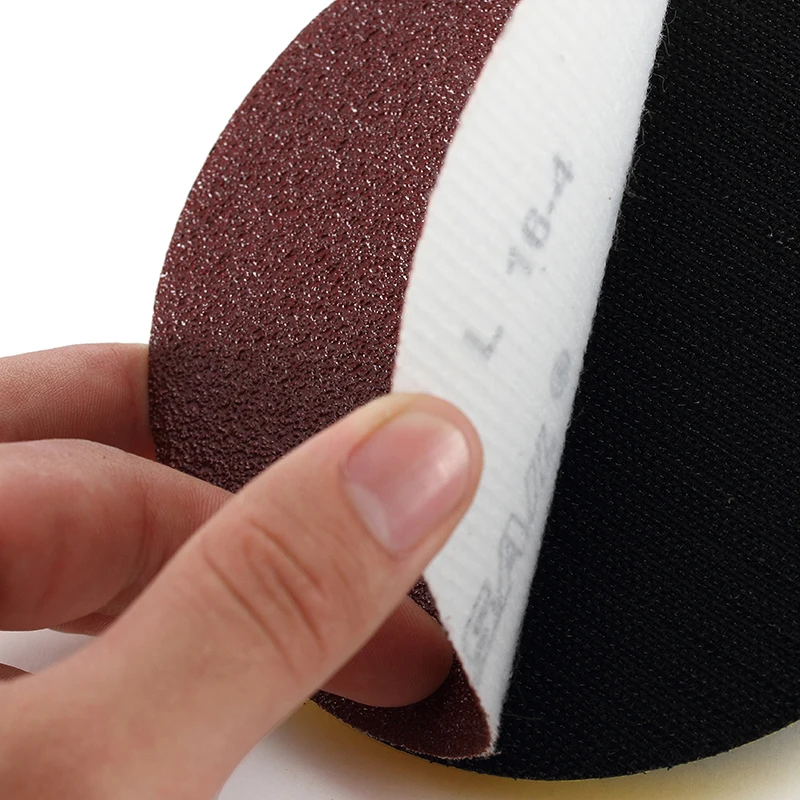 SHINA 50pcs 7 80 GRIT Sanding Discs Hook Loop Backed Aluminum Oxide Sandpaper SDisc-7inch-80x50pc-US