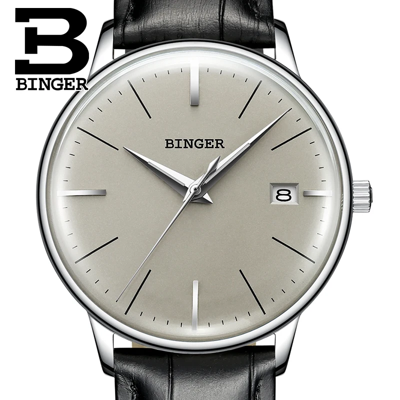 Новые BINGER, механические часы, мужские брендовые Роскошные автоматические часы, сапфировые наручные часы, мужские водонепроницаемые часы, Reloj Hombre B5078M-5