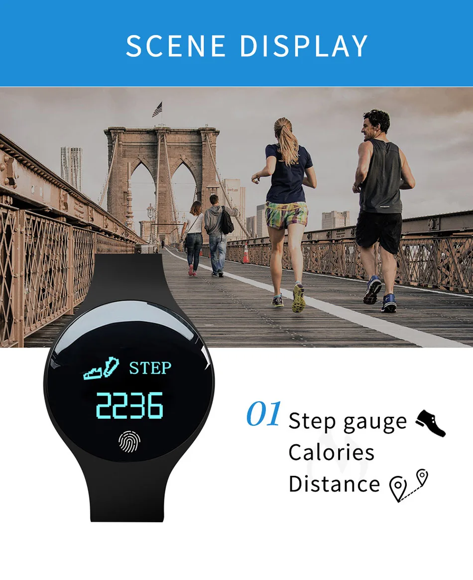 Bluetooth браслет для смарт-часов мониторинг сна Bluetooth Камера интеллектуальный счетчик шагов Смарт-часы для фитнеса Для IOS Android