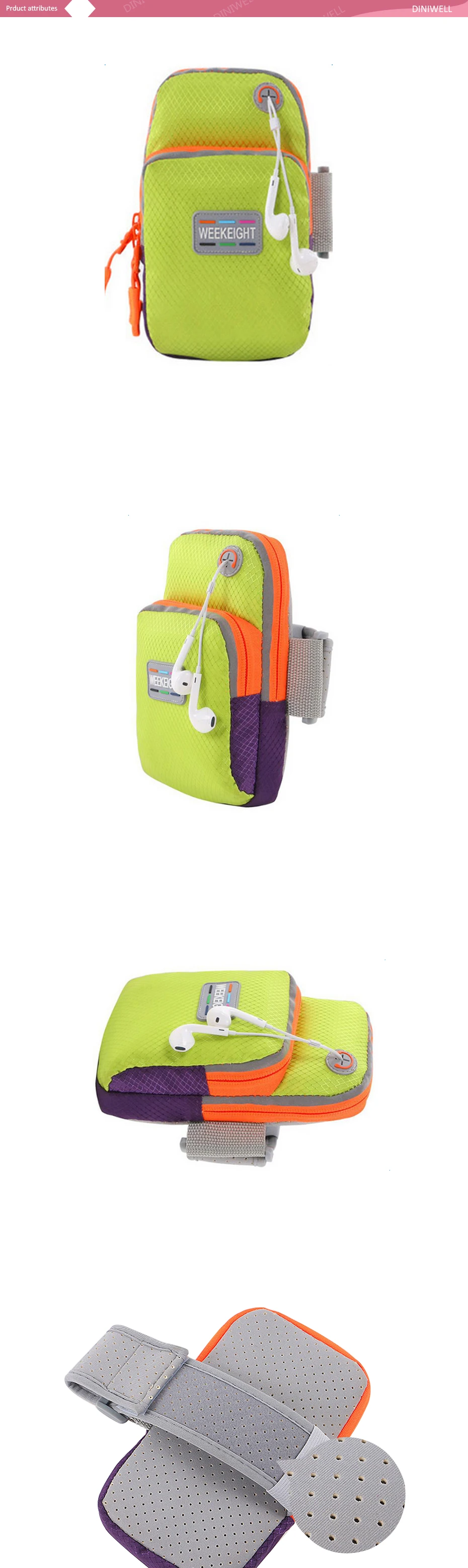 DINIWELL Брендовая женская дорожная сумка для мобильного телефона, мужская сумка на запястье для iPhone 6 Plus, Женская милая сумочка-Органайзер