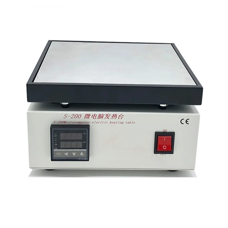 

S-200 Electric Heating Table Preheating Plate for Phone LCD Touch Screen Separate For PCB SMD BGA Heating Desoldering