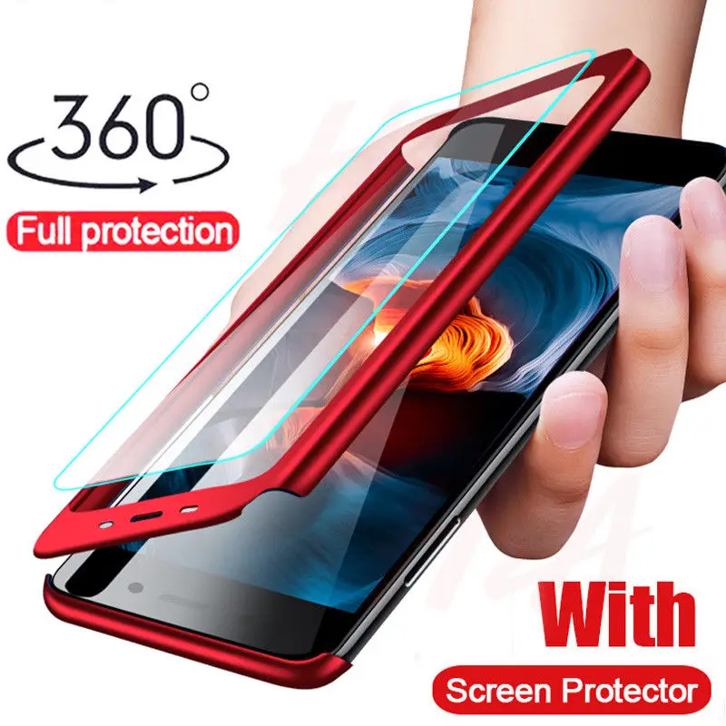 

Case For iPhone XR X XS Max Luxury 360 Degree Full Body Protective Cover Coque For iPhone 7 X 8 Plus 6s 6 10 11 Pro Phone Cases