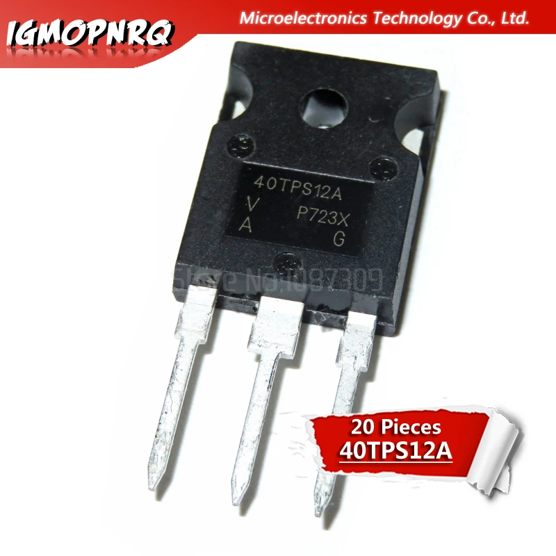 

20pcs/lot 40TPS12APBF 1200V55A 40TPS12A 40TPS12 TO-247 new original