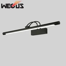 36cm Black mirror cabinet lights retro american shower room lamp foyer study hotel picture light 110V 220V direct wire