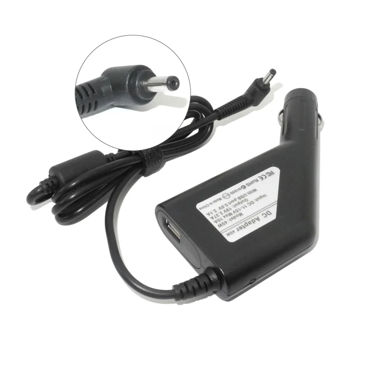 for asus 19v 2.37a lapop dc car charger