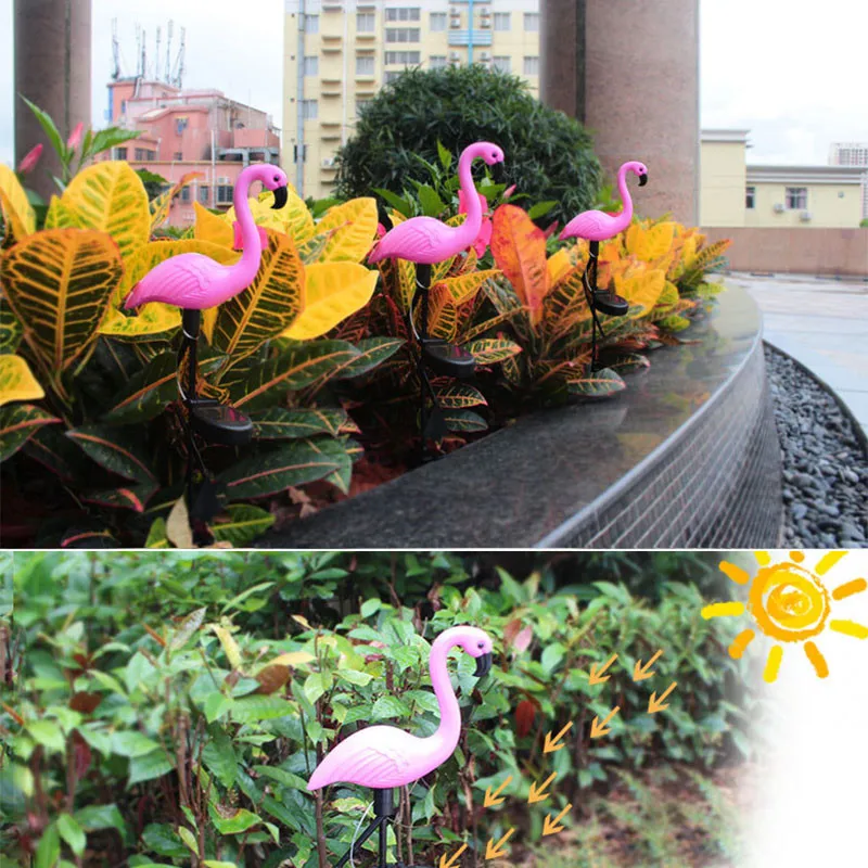LED Lawn Lamps Solar Garden Light Flamingo Lawn Lamp Waterproof IP65 Solar Light Outdoor For Garden Lawn Decoration LED Lawn Lamps Solar Garden Light Flamingo Lawn Lamp Waterproof IP65 Solar Light Outdoor For Garden Lawn Decoration