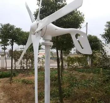 

Spain warehouse! Rooftop 400w S3 wind power generator with controller