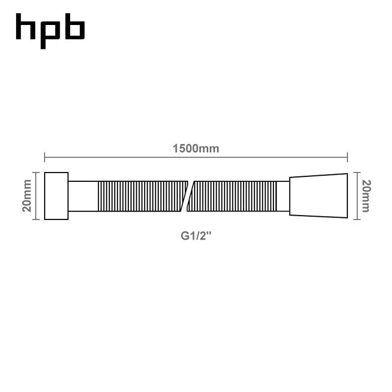 HPB 1 5 м ORB сантехнические шланги фитинги для ванной душевые из нержавеющей стали