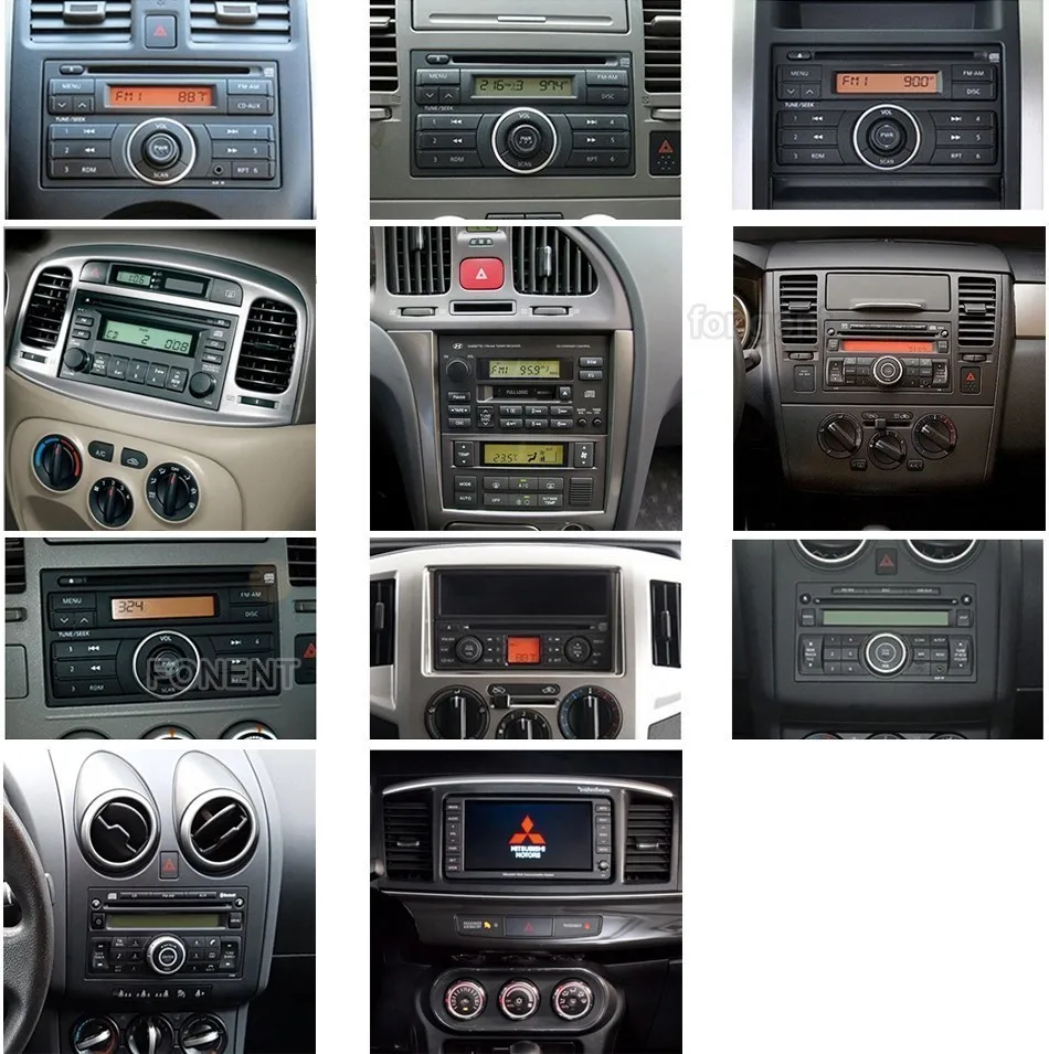 Perfect 7inch Android 9.0 Universal Double 2 Din for Nissan Toyota Car Stereo GPS Navigator Radio Multimedia PX6 IPS 4Gb+64Gb 8-Core 0