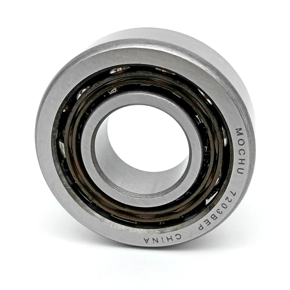 

1pcs MOCHU 7203BEP 7203 17x40x12 Angular Contact Bearings Spindle Bearings CNC ABEC-3 40 contact angle