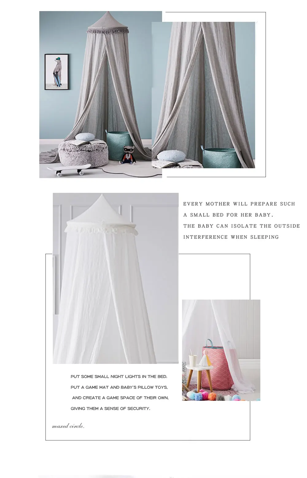 2019 Горячие Зачарованный кровать навес, противомоскитная сетка для ребенка с шары Декор Twin Размеры идеально великолепное декоративное