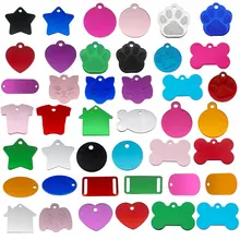 Wholesale 100 pcs Cat ID Tag Double Sides Bone Shape Personalized Dog Cat Puppy Tags Customized Cat Pet Name ID Plate Tags Wholesale 100 pcs Cat ID Tag Double Sides Bone Shape Personalized Dog Cat Puppy Tags Customized Cat Pet Name ID Plate Tags