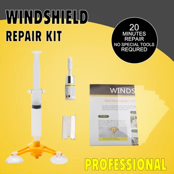 

Car Windshield Repair Kit tools Automobile windshield repair kit tool auto glass For Chip Crack DIY Windscreen Repair Tool Sets
