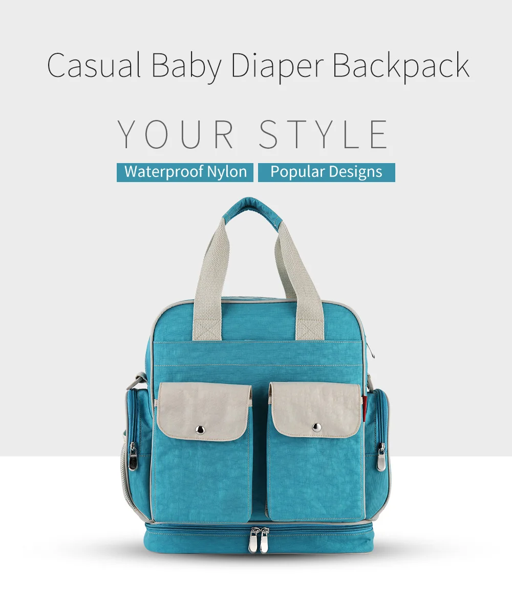 Модные рюкзак для матерей для мам большой Ёмкость для детских пеленок, памперсов сумки Для женщин плеча бродяги многофункциональные