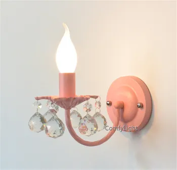 

crystal Wall Lamp indoor Modern colorful LED Bedroom Beside Wall Light kid Room Dining Room Corridor Lighting Decoration home