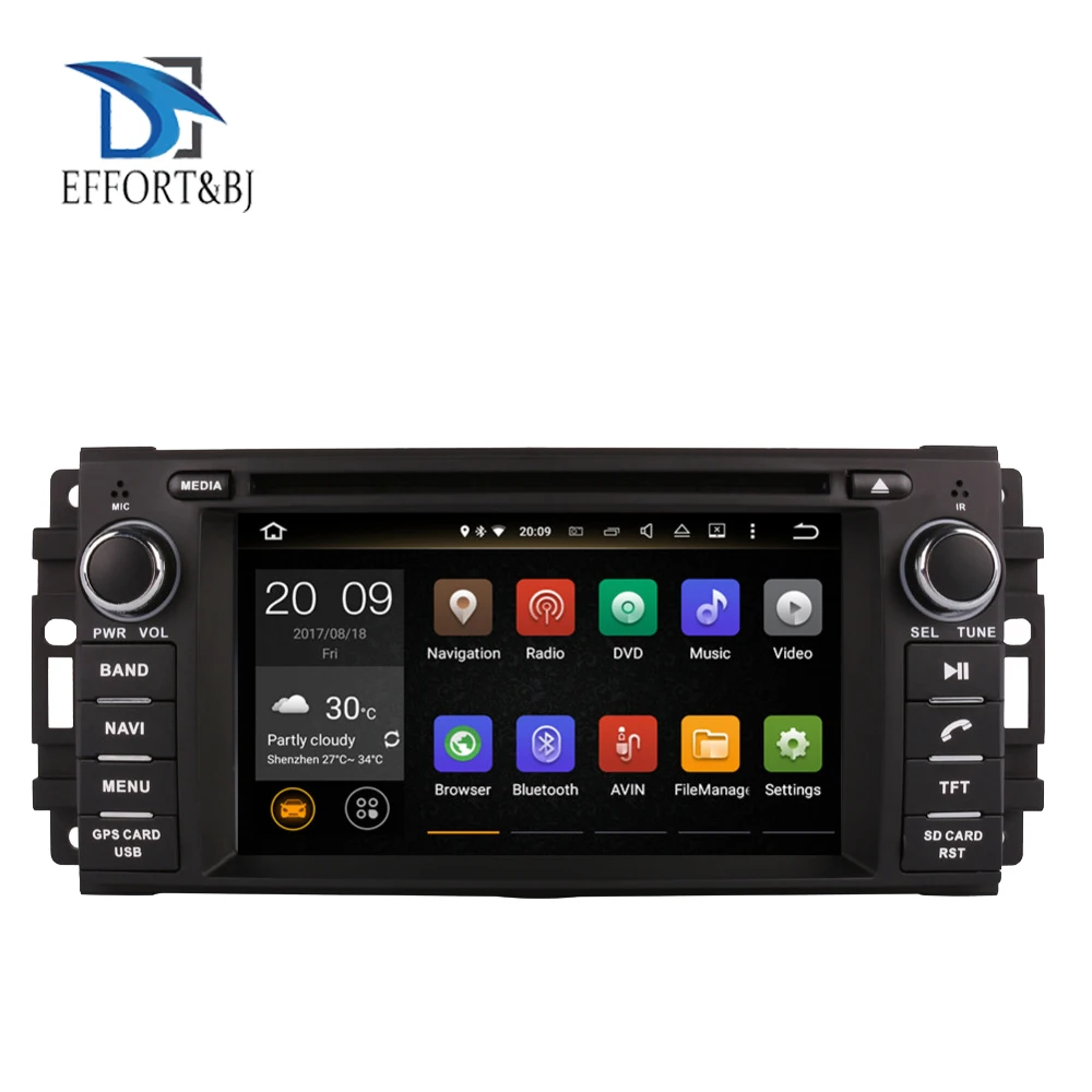Clearance Android 9.0 Octa Core 4GB RAM Car GPS Navigation For Jeep Wrangler/Commander/Dodge Chrysler 2007-2018 DVD CD Player SWC Wifi BT 0 Clearance Android 9.0 Octa Core 4GB RAM Car GPS Navigation For Jeep Wrangler/Commander/Dodge Chrysler 2007-2018 DVD CD Player SWC Wifi BT 0