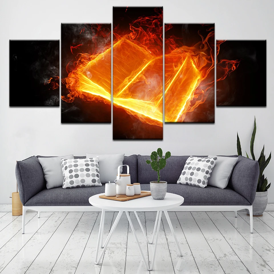 Canvas Pictures Wall Art Framework 5 Pieces Koran Islamic Scriptures