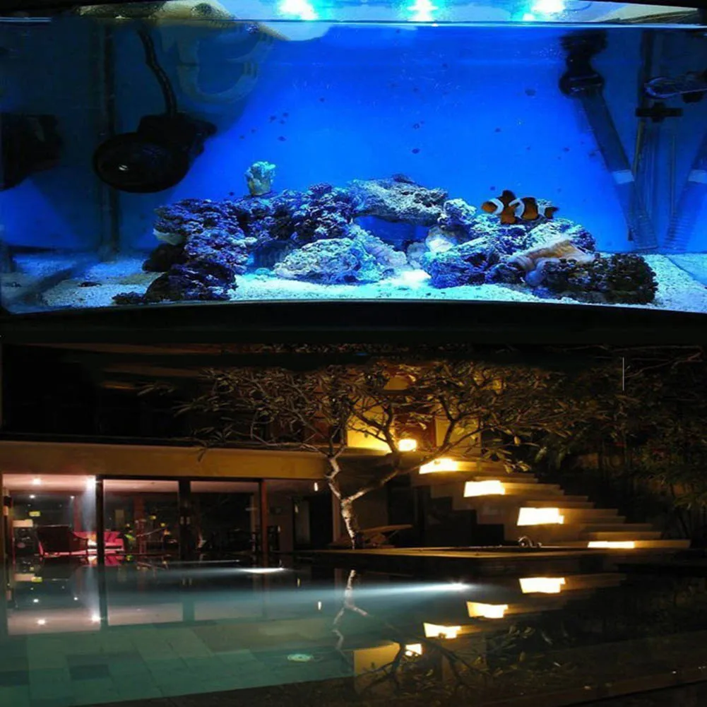 

10W RGB LED Underwater Spot Light IP68 Waterproof Pond Aquarium Lamp with Controller WWO66